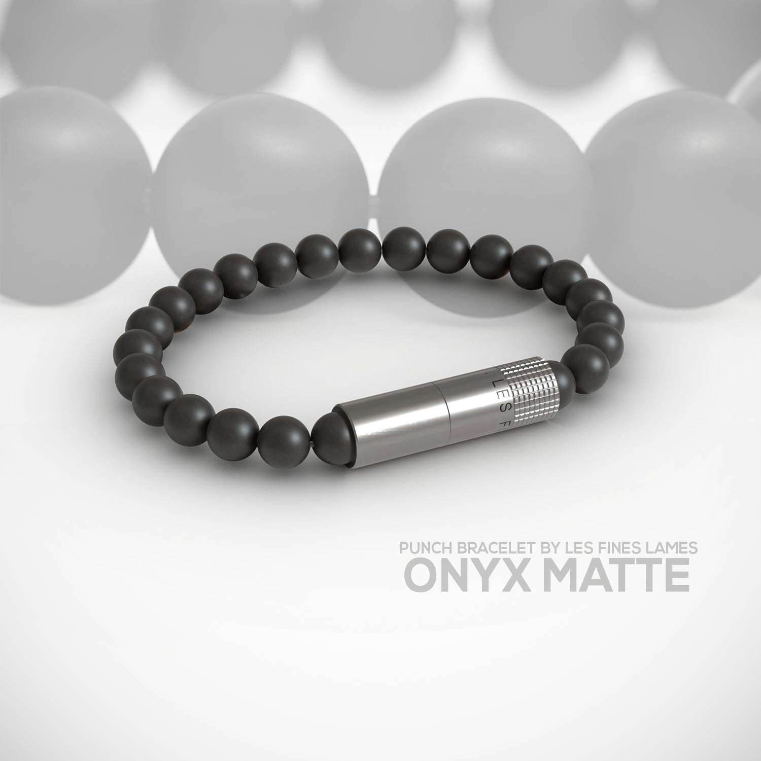 PUNCH BRACELET - Onyx Matte