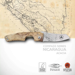 LE PETIT - Compass - Nicaragua en loupe d'Acacia  
