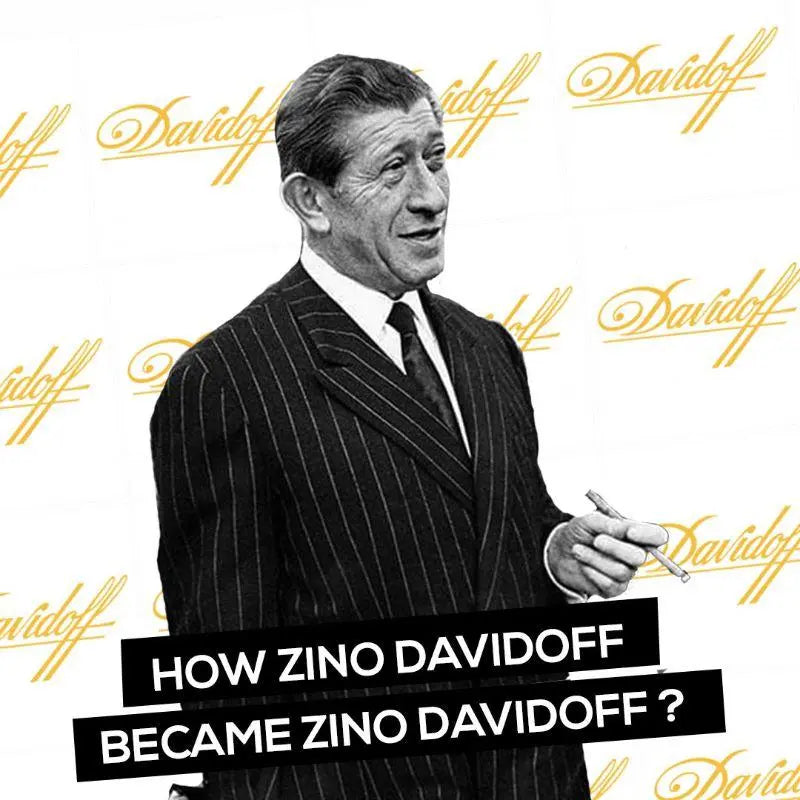 Archive photo of Zino Davidoff, founder of Davidoff cigars brand