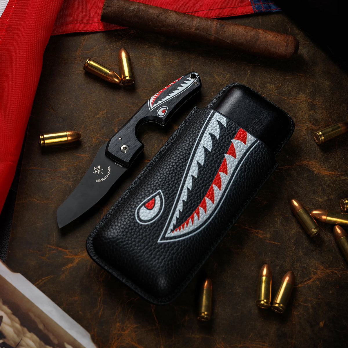 The cigar case - Flying Tigers by LES FINES LAMES , designed for the 250th year of the United States