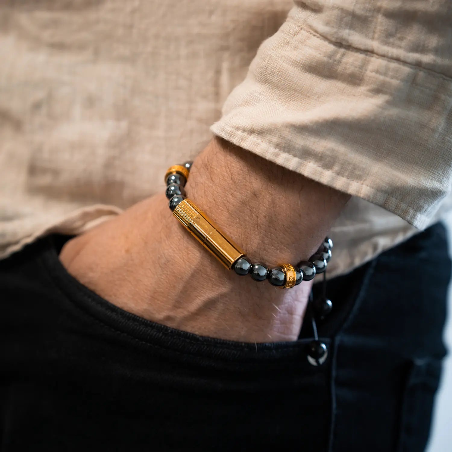 PUNCH BRACELET - Mercurio Gold Ring