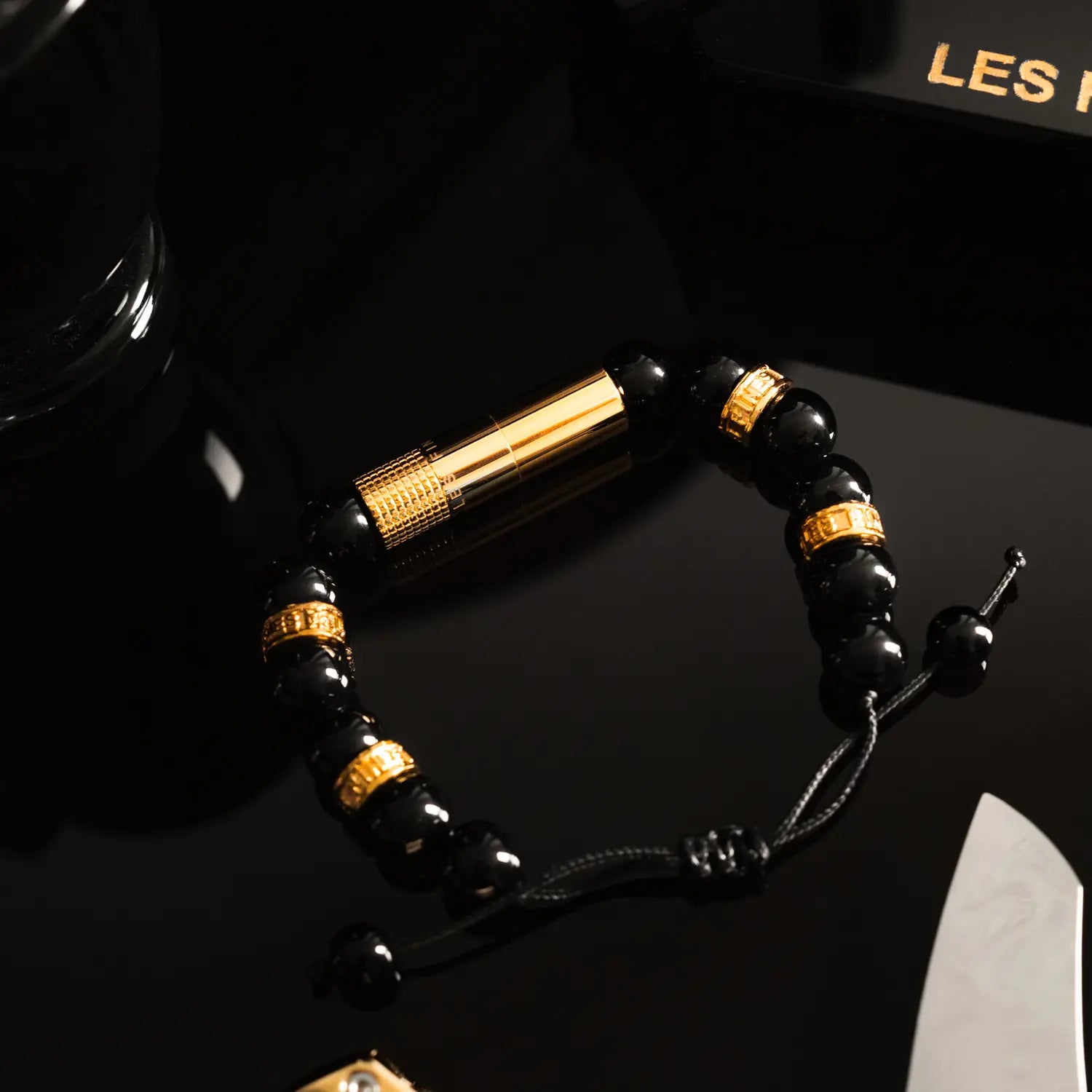 PUNCH BRACELET - Oscuro Gold Ring
