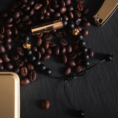 PUNCH BRACELET - Oscuro Gold Skull II