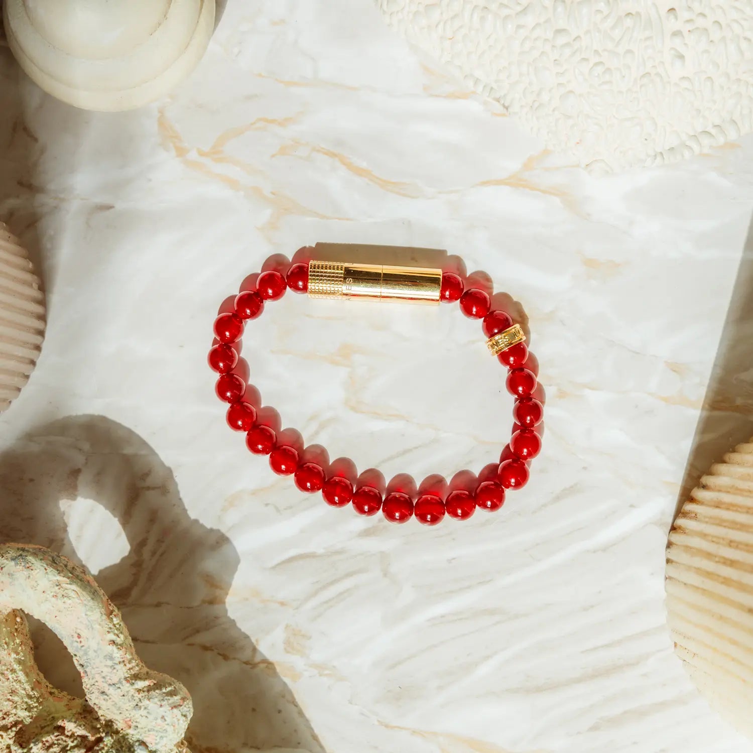 PUNCH BRACELET - Sangre Gold Ring