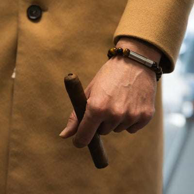 PUNCH BRACELET - Tiger Eye - Quai D'orsay