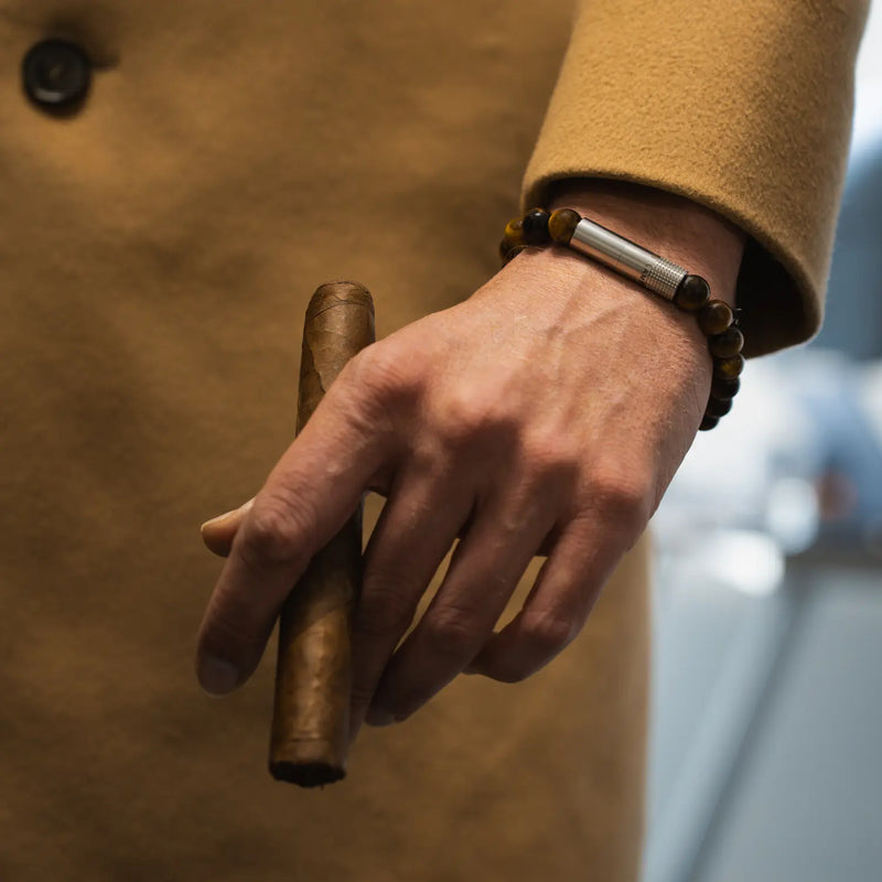 PUNCH BRACELET - Tiger Eye - Quai D'orsay