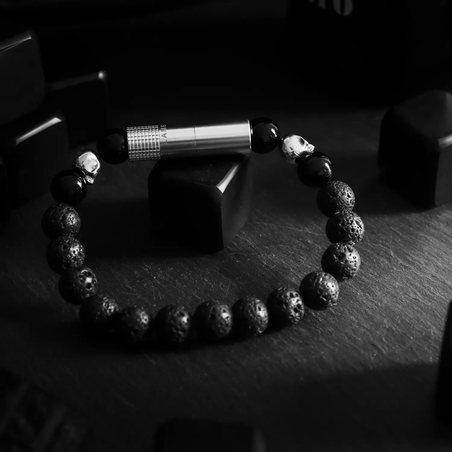 PUNCH BRACELET - Volcano Skull