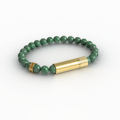 PUNCH BRACELET - Verde Cobre Gold Ring