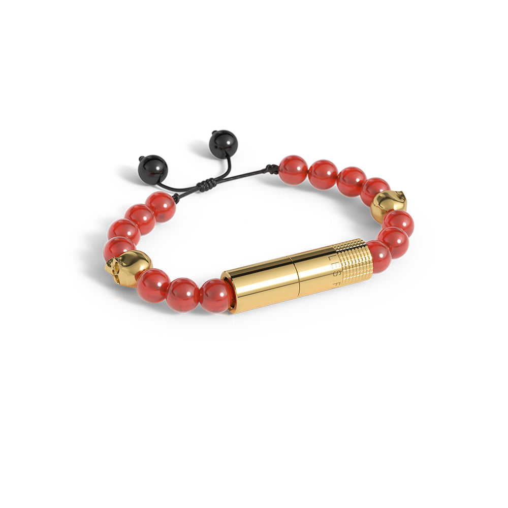 PUNCH BRACELET - Sangre Gold Skull