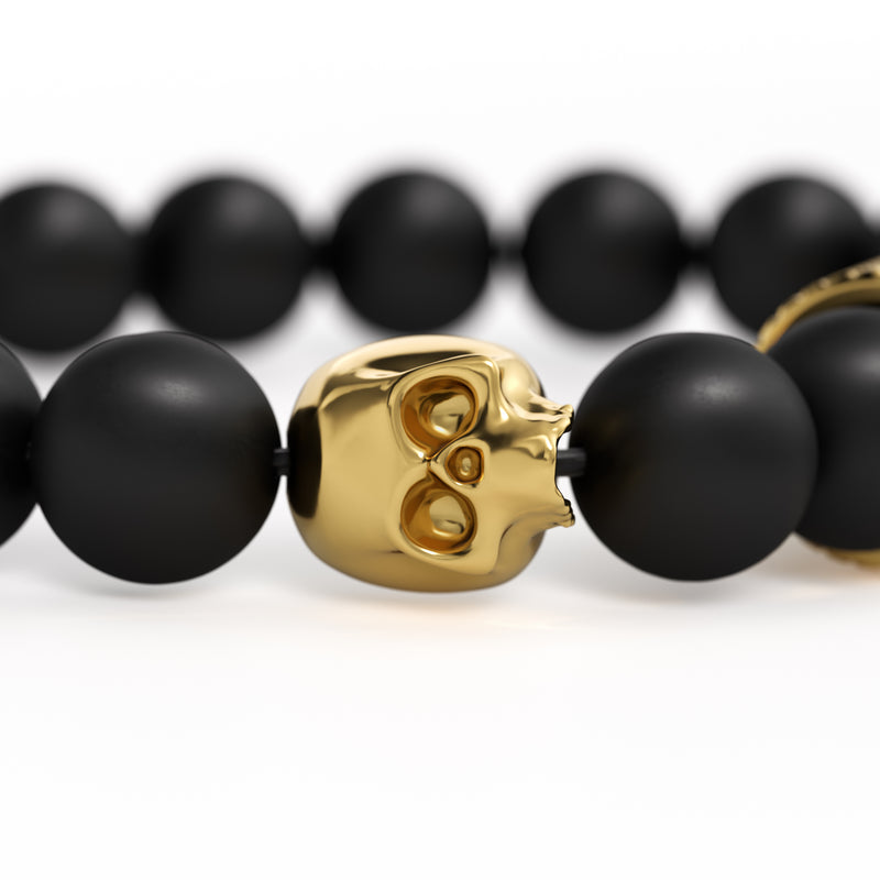 Les Fines Lames Punch Bracelet GOLD CARNELIANE 8mm Medium main image 0