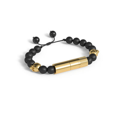 PUNCH BRACELET - Oscuro Gold Skull II