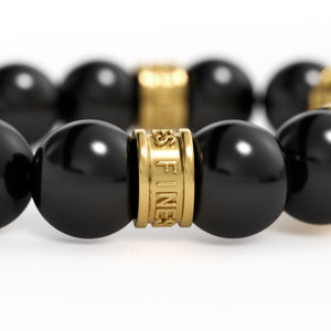 PUNCH BRACELET - Oscuro Gold Ring