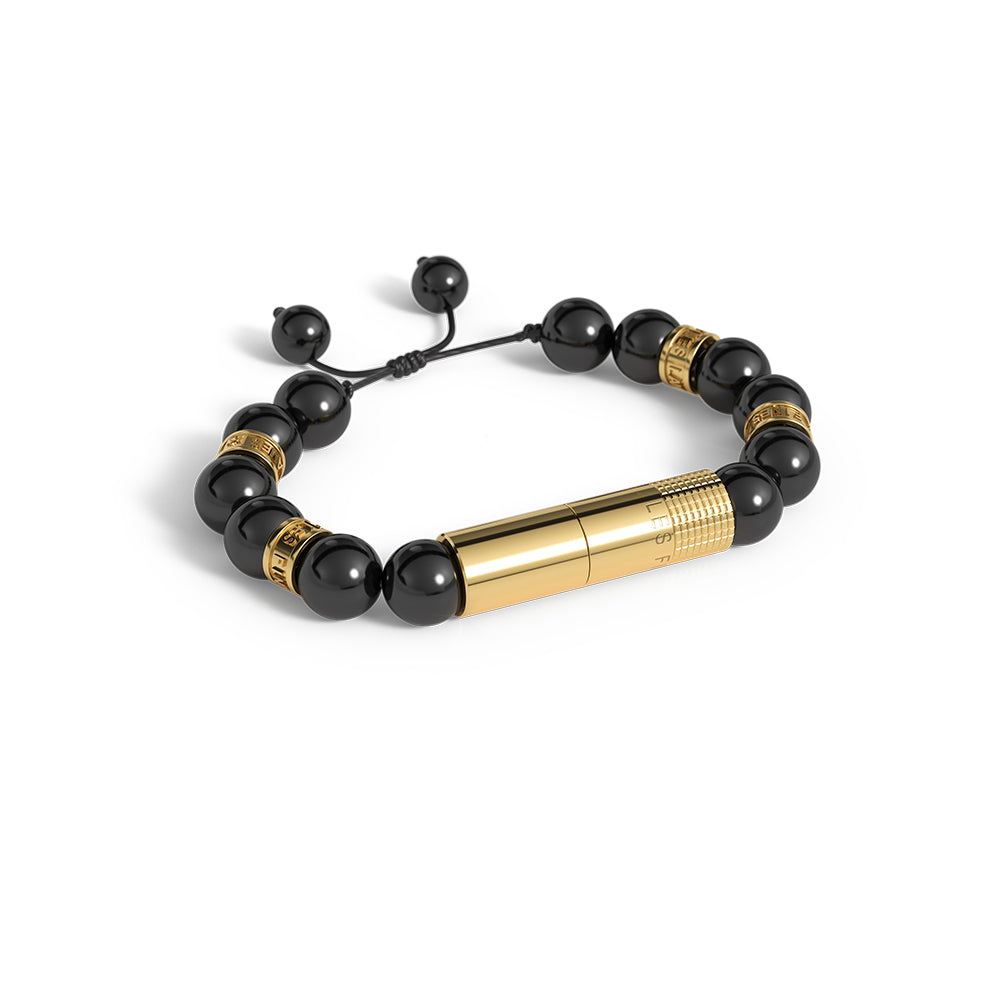 PUNCH BRACELET - Oscuro Gold Ring