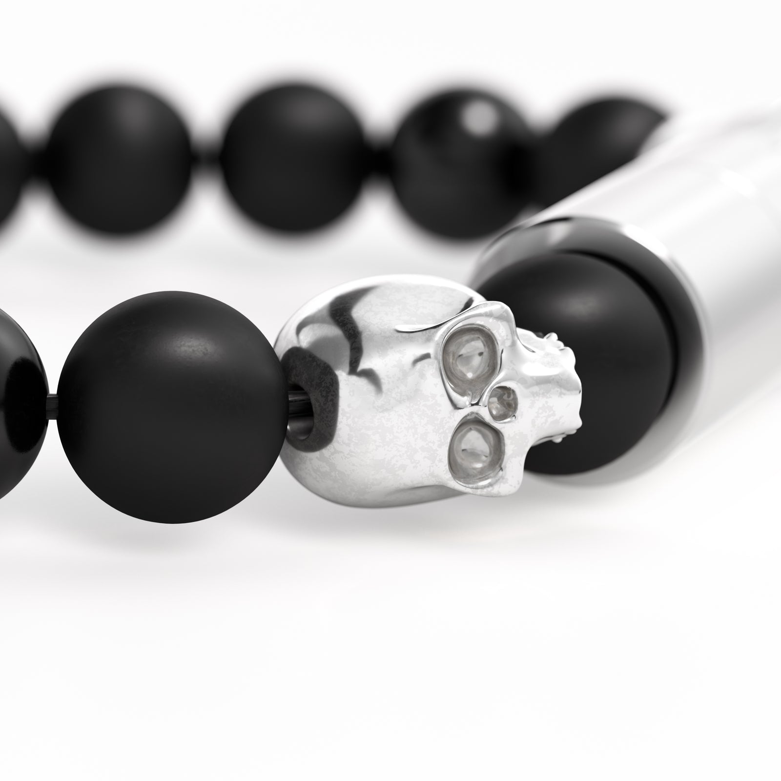 PUNCH BRACELET - Oscuro Matte Skull I