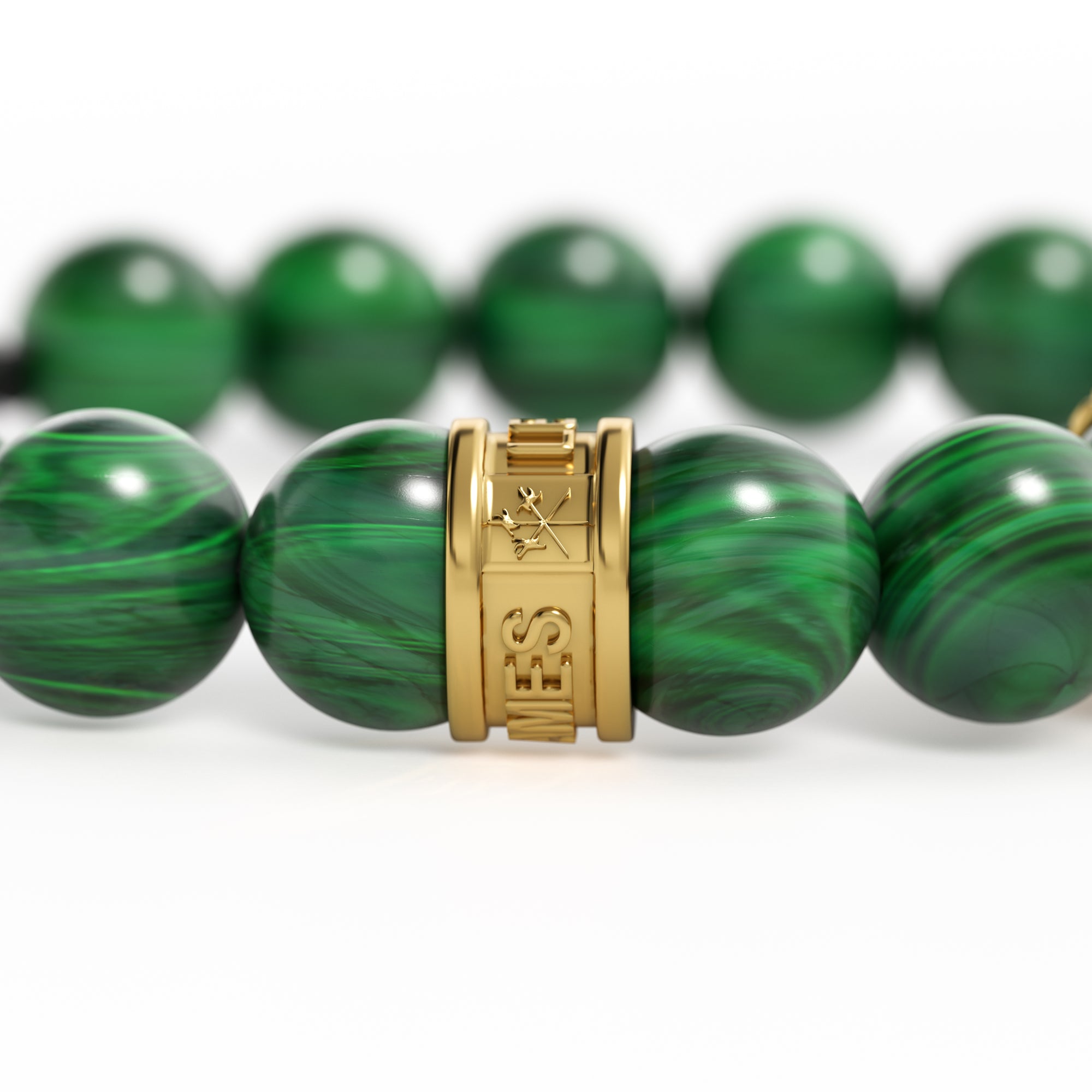 PUNCH BRACELET - Verde Cobre Gold Ring