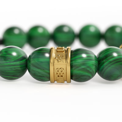 PUNCH BRACELET - Verde Cobre Gold Ring