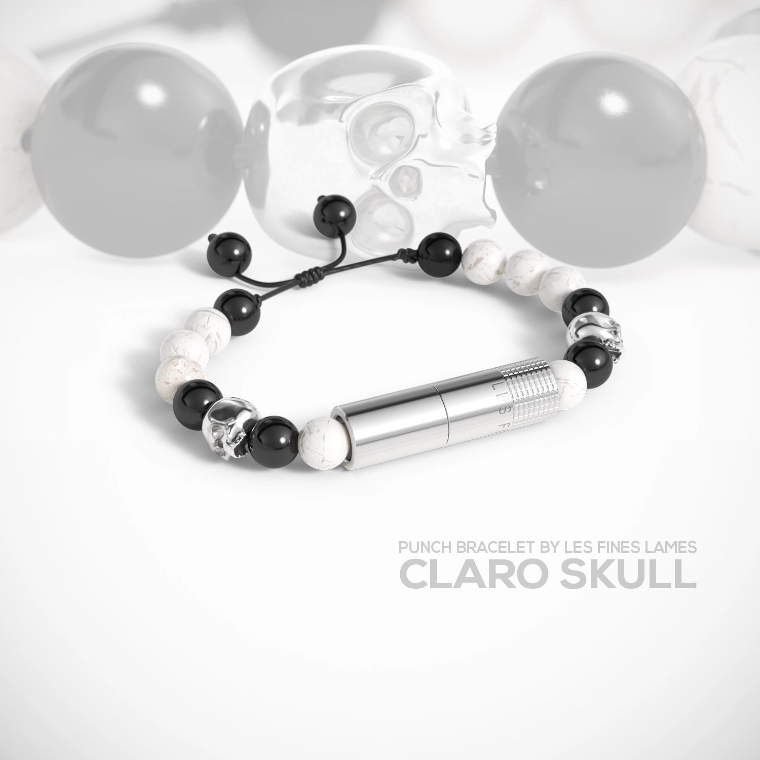 PUNCH BRACELET - Claro Skull