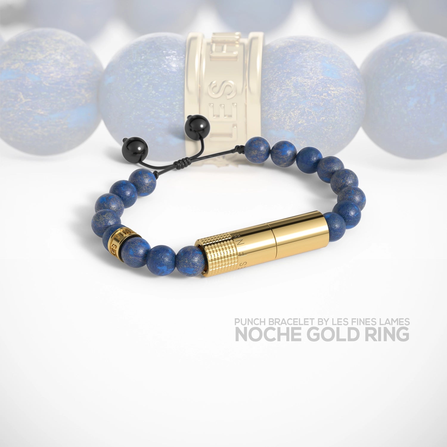 PUNCH BRACELET - Noche Gold Ring