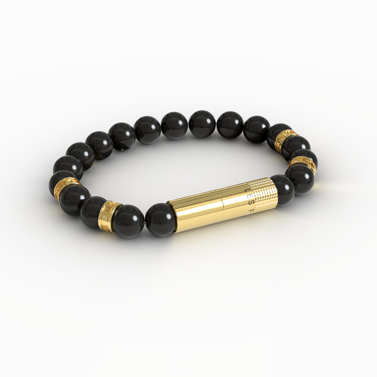 PUNCH BRACELET - Oscuro Gold Ring