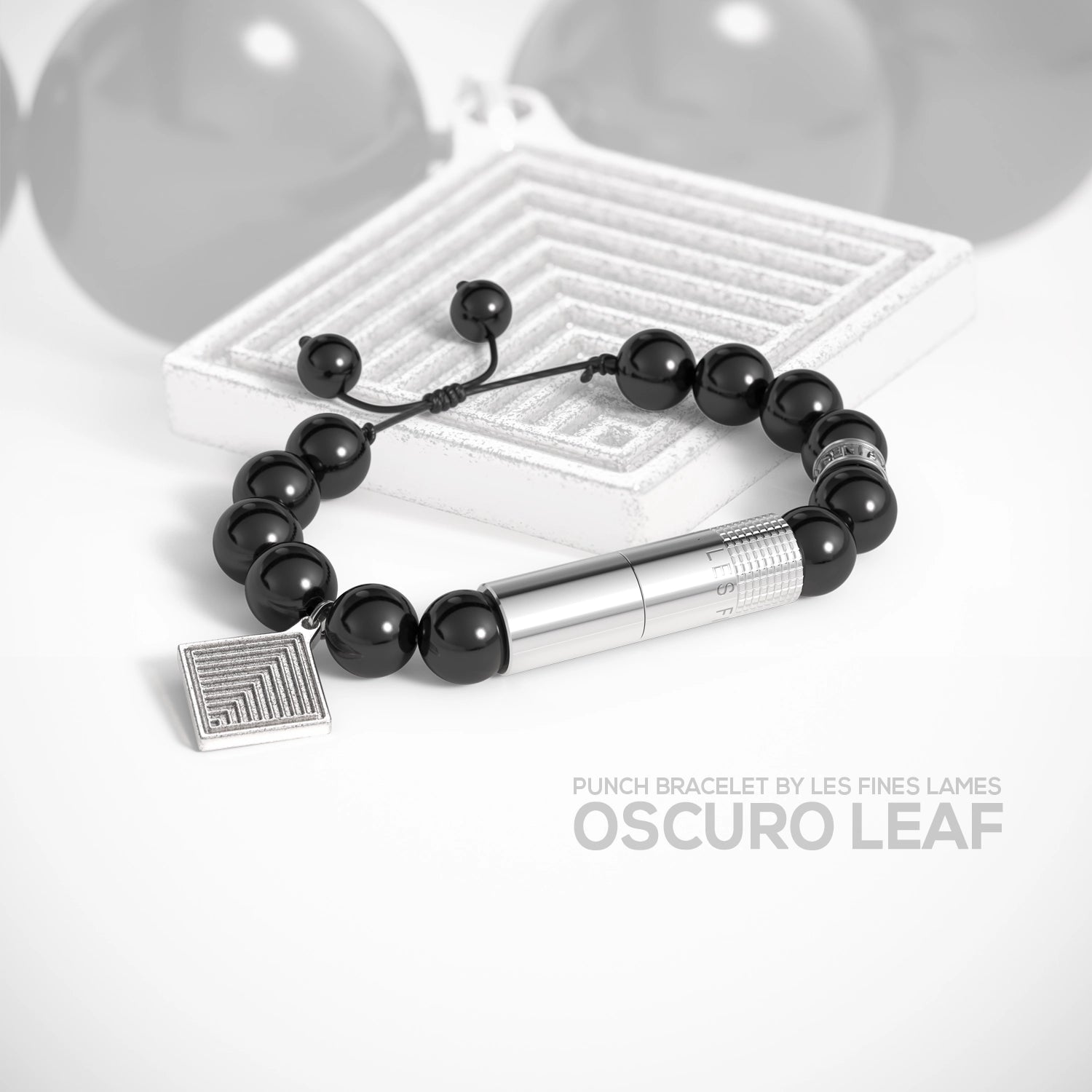 PUNCH BRACELET - Oscuro Leaf