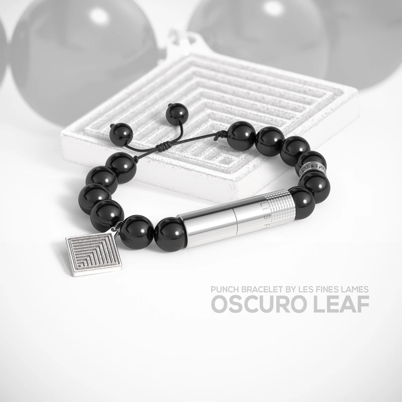 PUNCH BRACELET - Oscuro Leaf