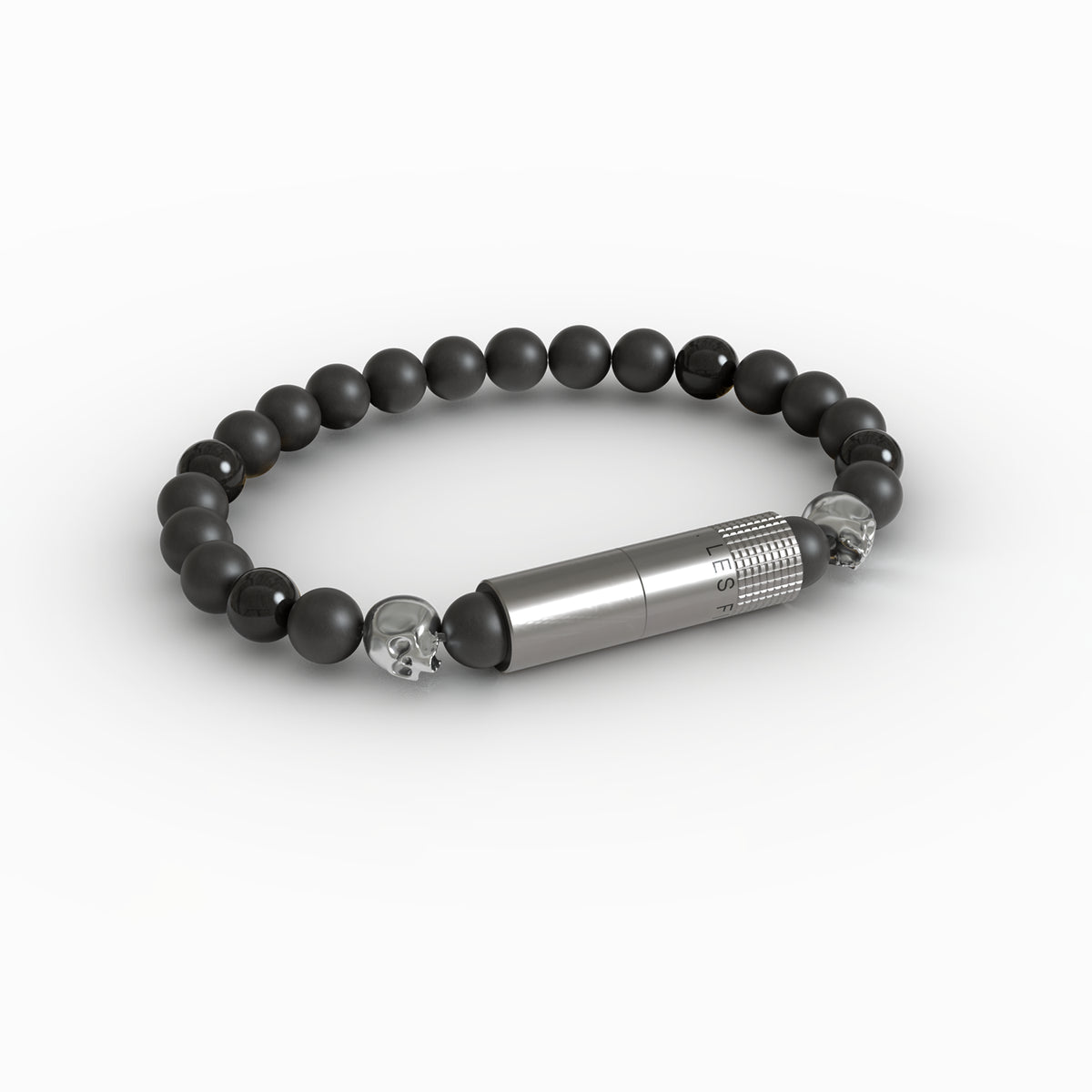 PUNCH BRACELET - Oscuro Matte Skull I
