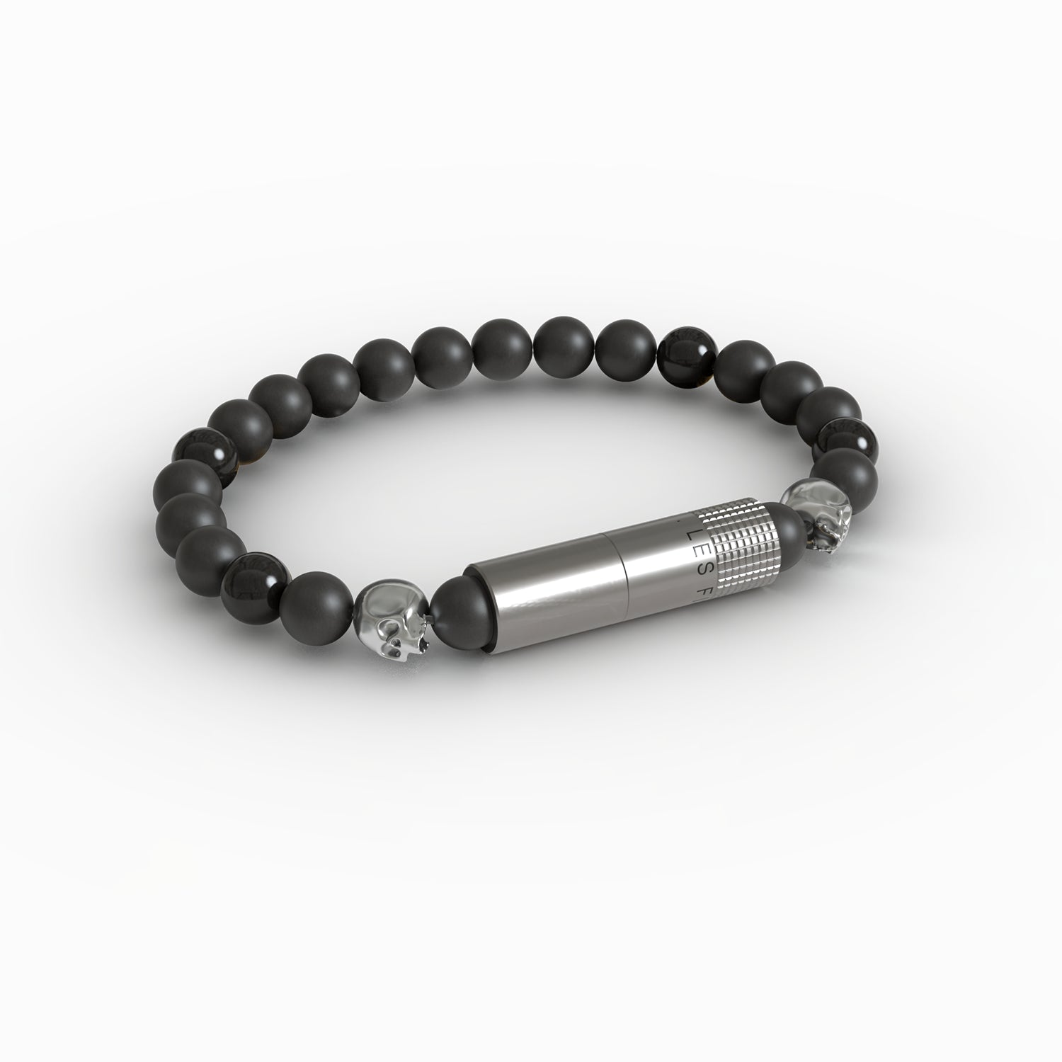 PUNCH BRACELET - Oscuro Matte Skull I