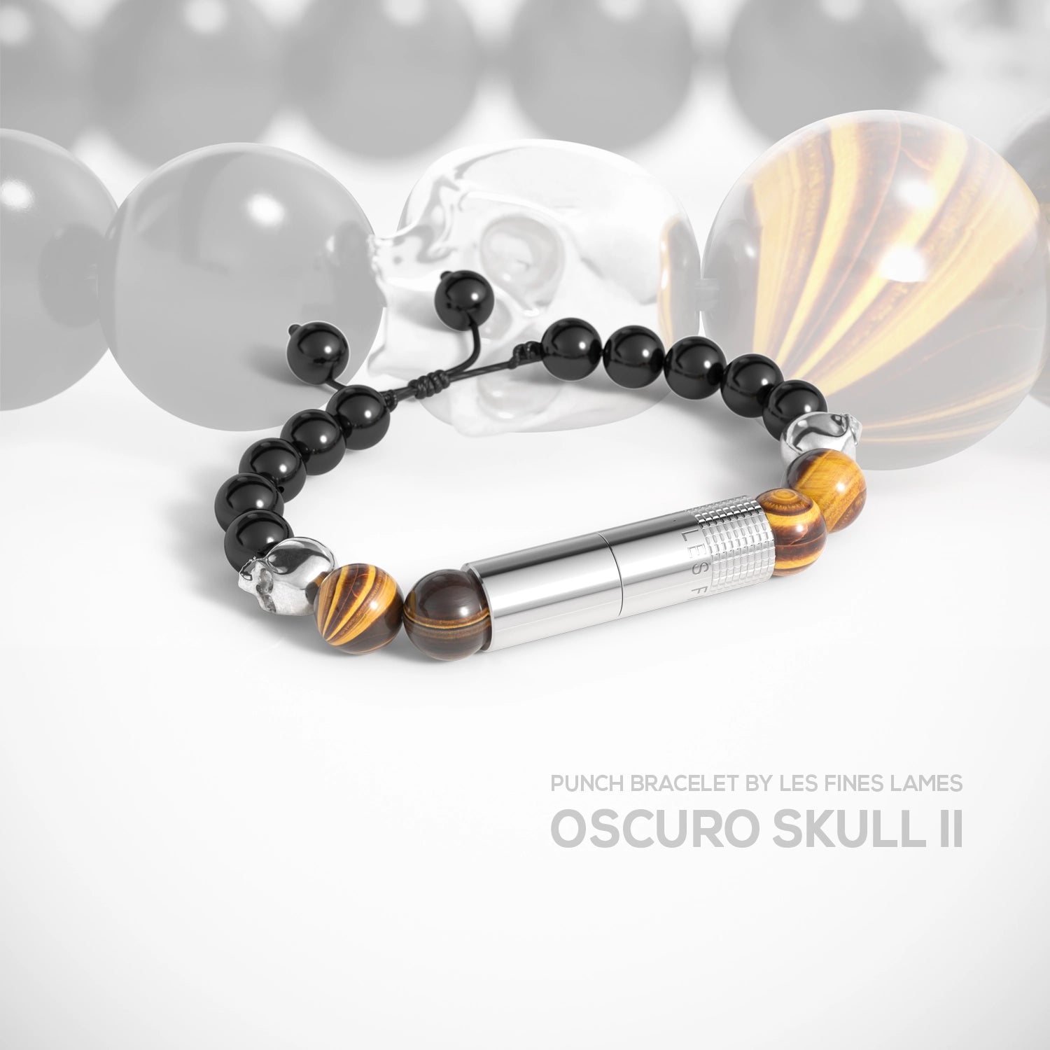 PUNCH BRACELET - Oscuro Skull II