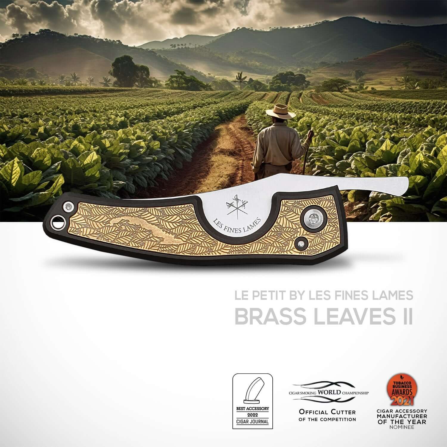 LE PETIT - Cigar Cutter - Plasencia farm engraved