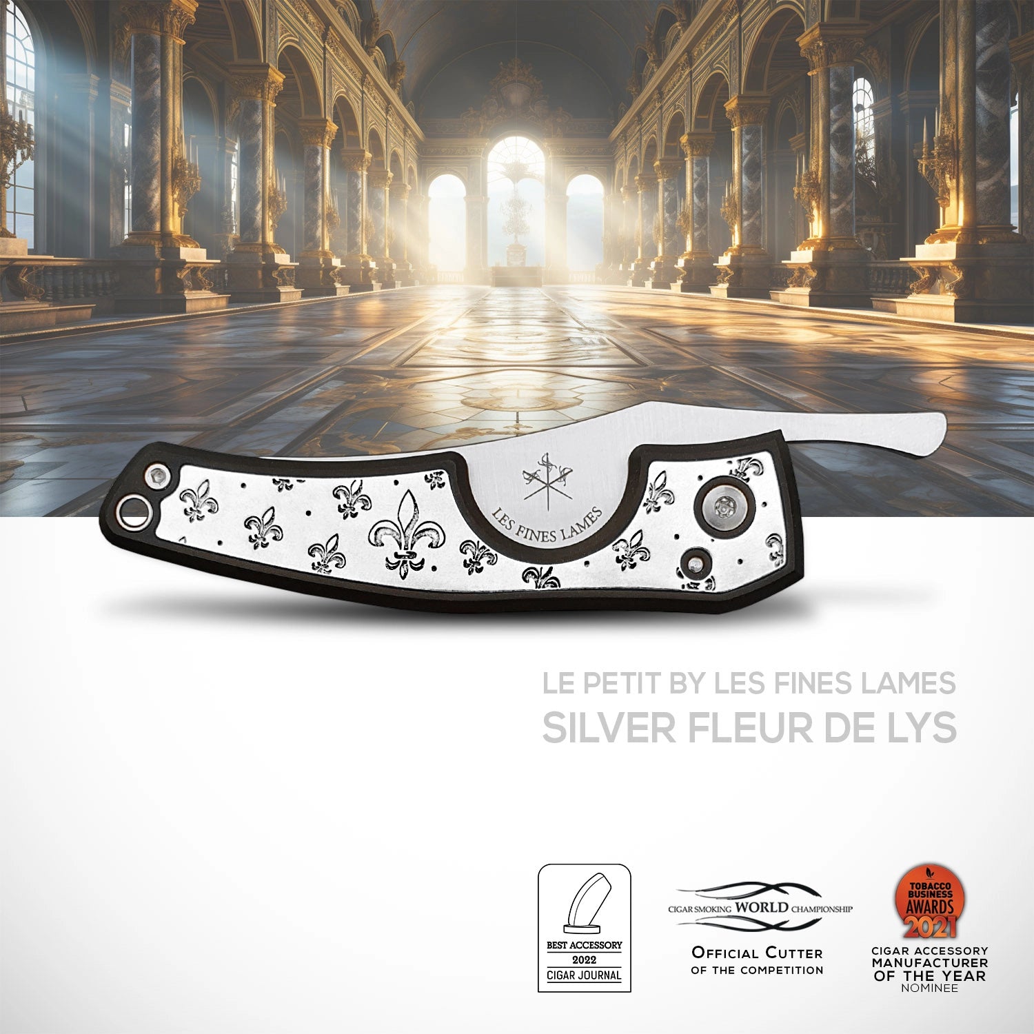 LE PETIT - Silver Fleur de Lys