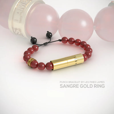 PUNCH BRACELET - Sangre Gold Ring