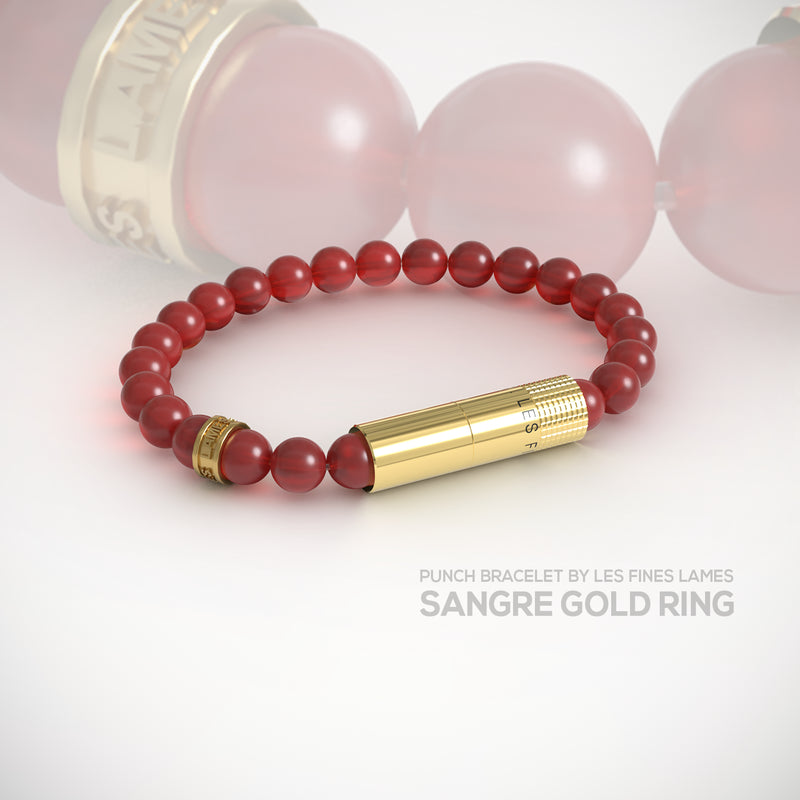 PUNCH BRACELET - Sangre Gold Ring