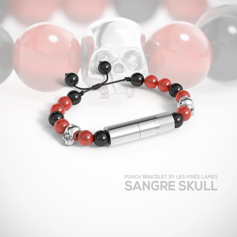 PUNCH BRACELET - Sangre Skull