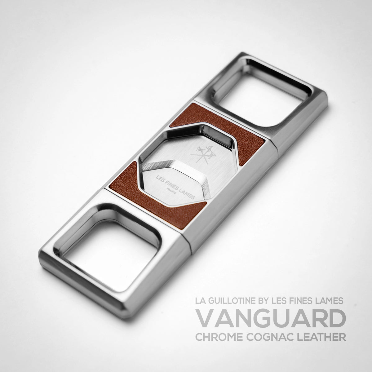 La GUILLOTINE - VANGUARD Chrome Cognac Leather