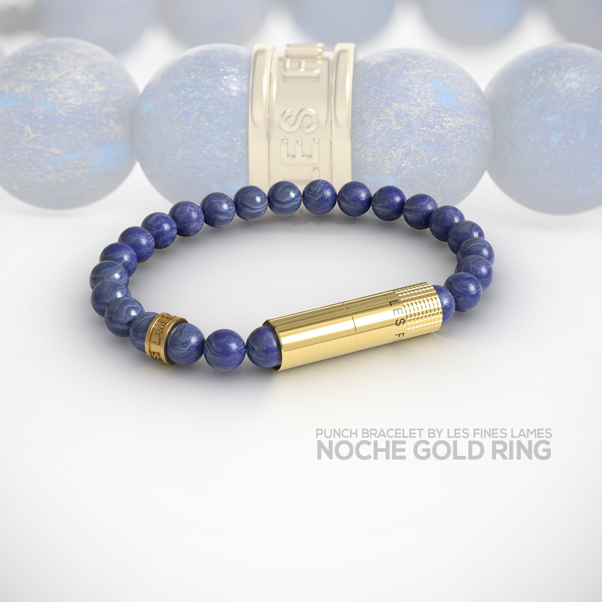 PUNCH BRACELET - Noche Gold Ring