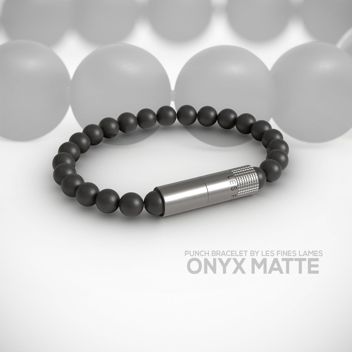 PUNCH BRACELET - Onyx Matte
