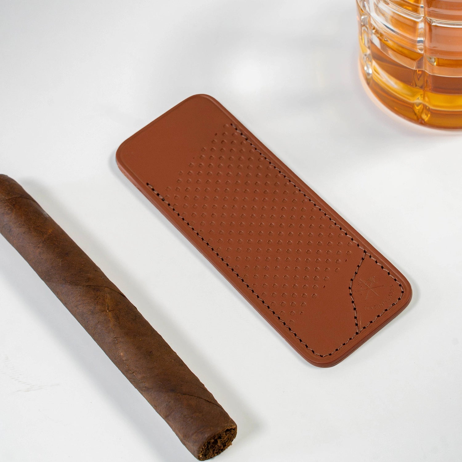 Leather Sheath - Vintage Racing