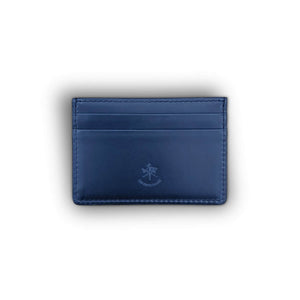 Card Holder - Petrol Blue Leather