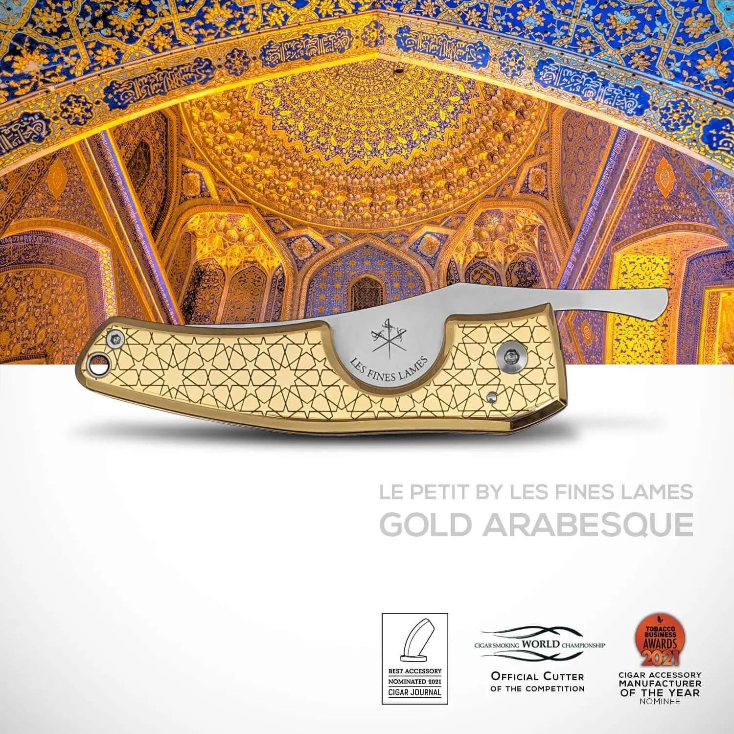 LE PETIT Gold Arabesque 2022 by LES FINES LAMES - 18K Gold cigar