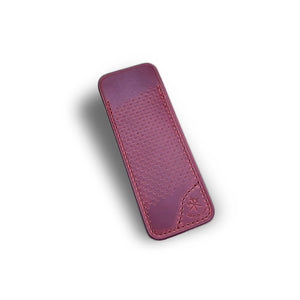 Leather Sheath - Cherry Red Racing